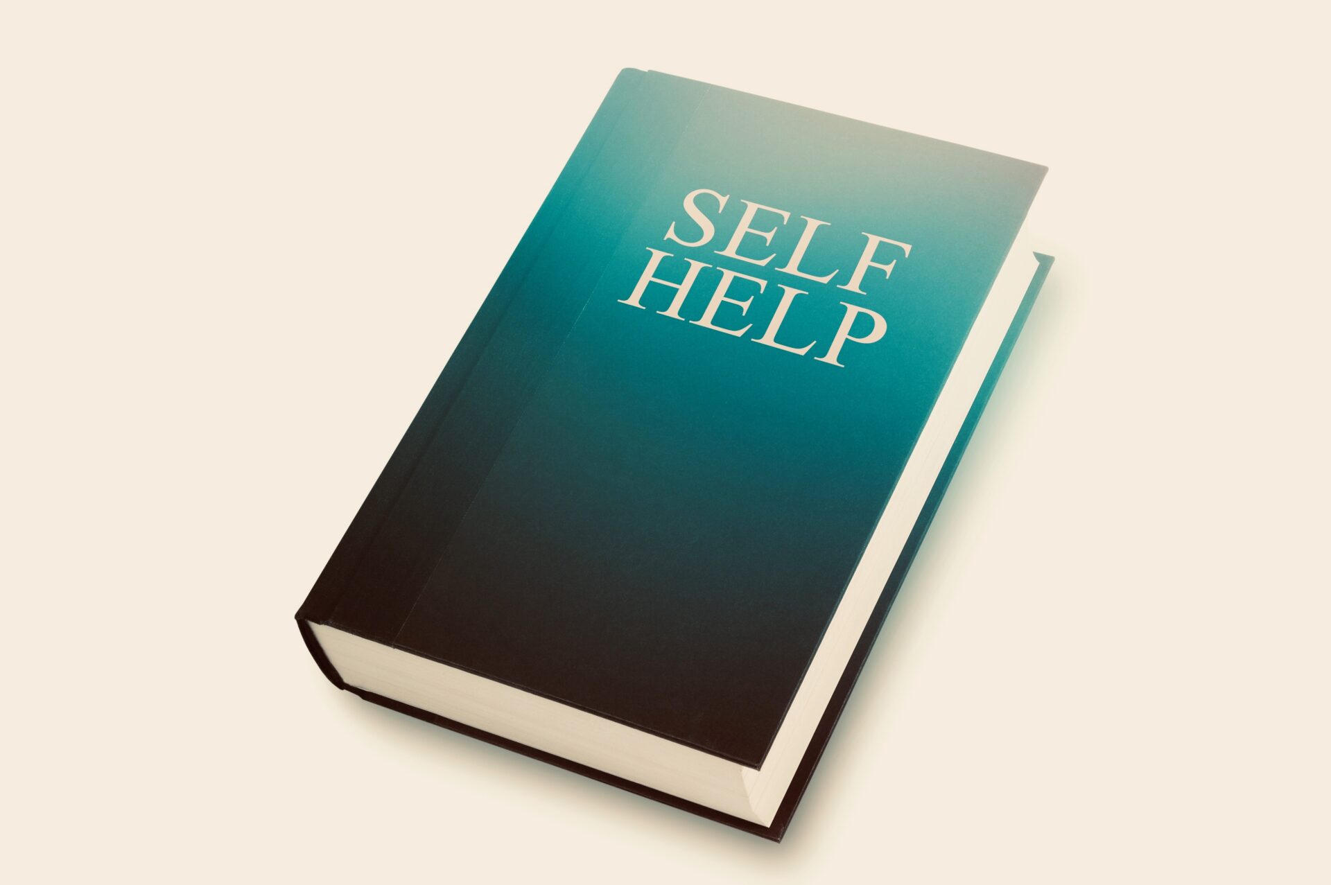 image of a book that says self-help to illustrate the idea of self-help book structuring