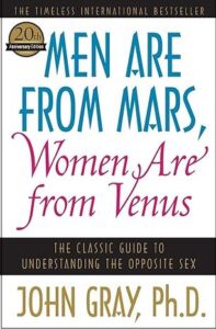 Men are From Mars, Women are from Venus book jacket Men are From Mars, Women are from Venus book jacket